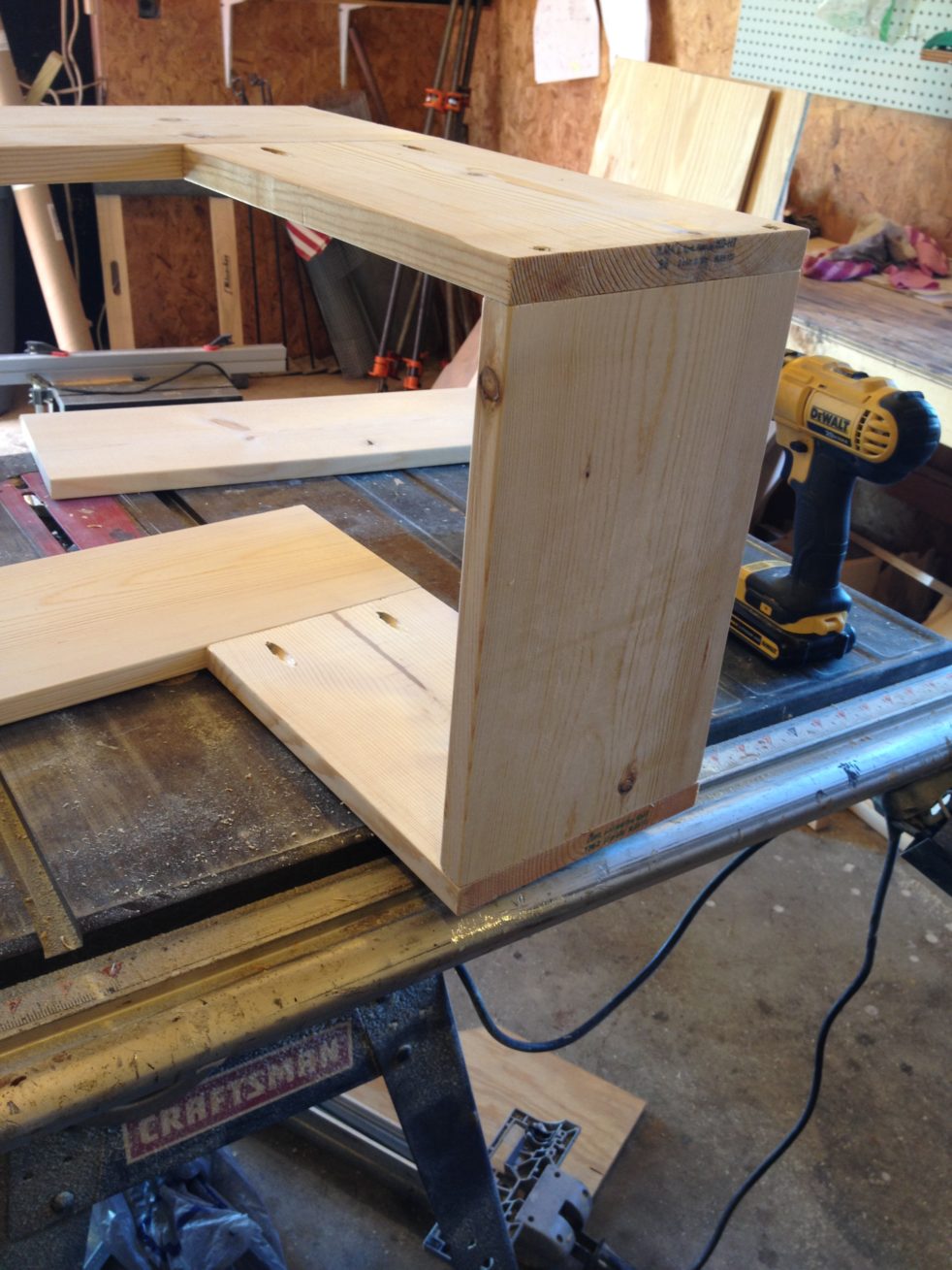 DIY Floating Corner Shelves --Made from One Board!