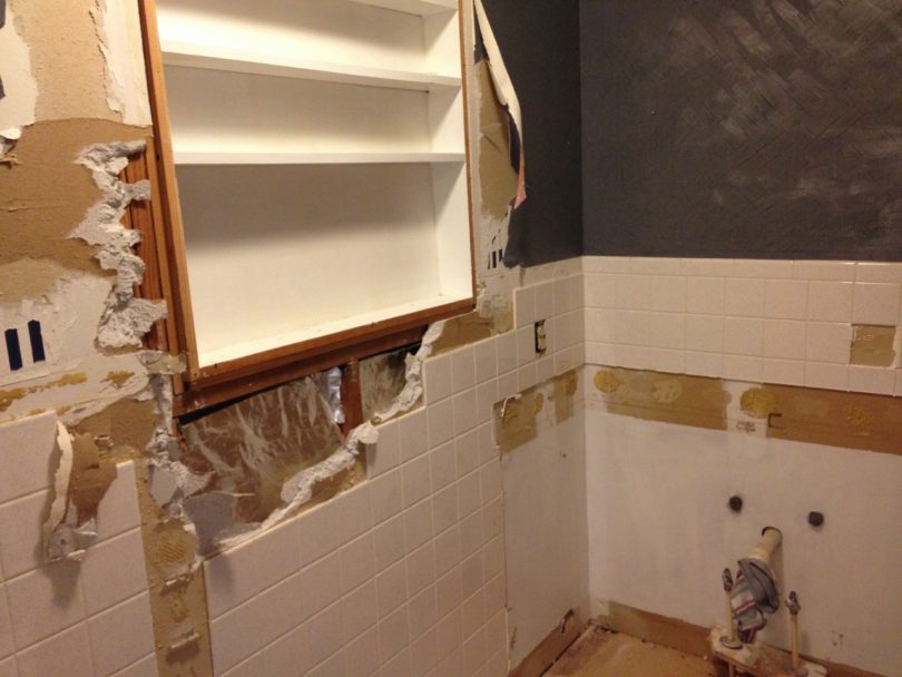 Bathroom Remodel Update--The Point of No Return