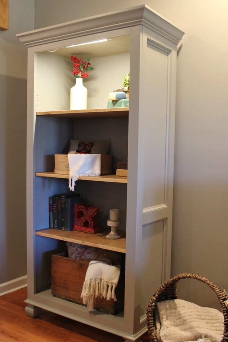 Build a Bookshelf--{6 Steps to Build Your Own Freestanding Bookshelf}