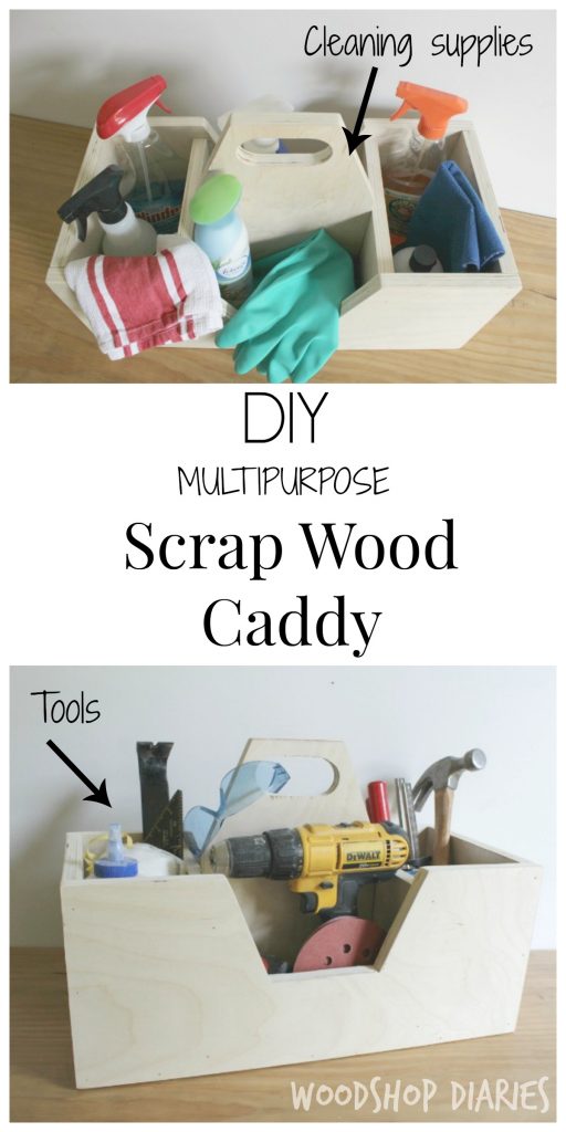 DIY Wooden Cleaning Caddy