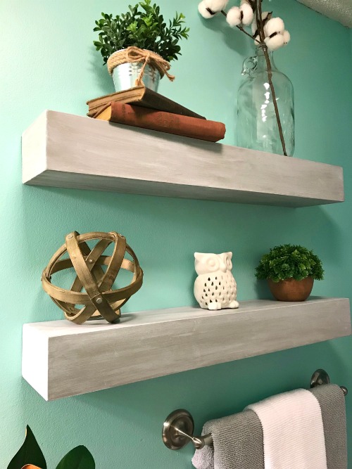 DIY Simple Box Shelves - Designed Simple
