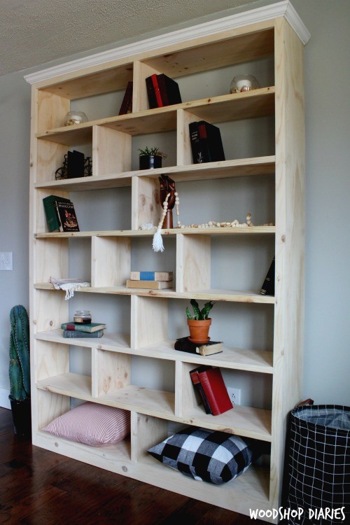 Build A Modern Diy Bookshelf In 6 Easy Steps With Video