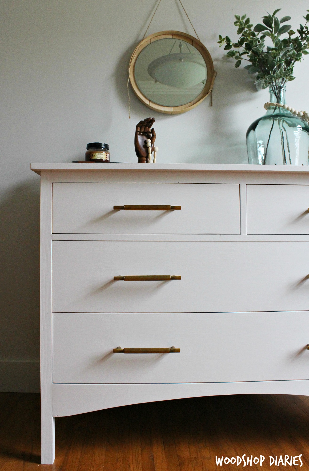 DIY Simple Vintage Inspired Dresser--Free Woodworking Plans