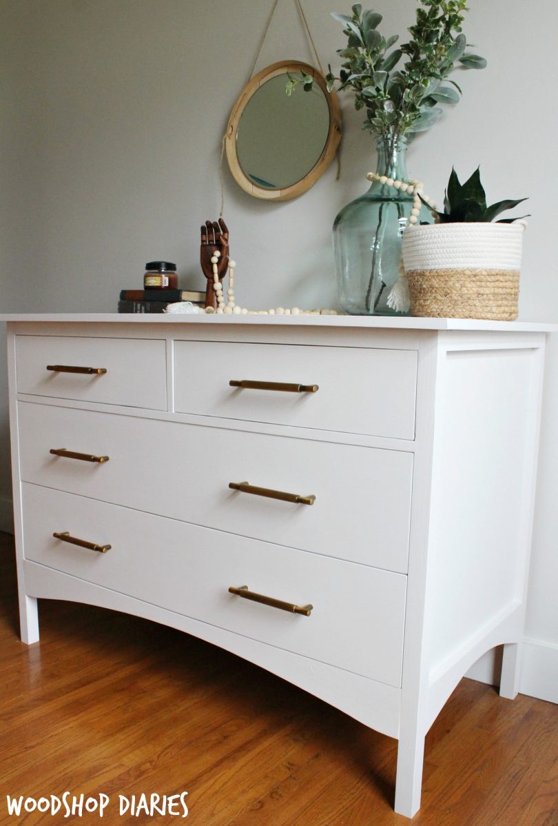 DIY Simple Vintage Inspired Dresser--Free Woodworking Plans