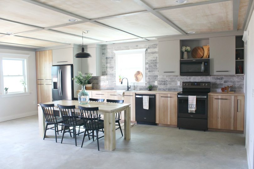 DIY Kitchen Cabinets Made From Only Plywood   Woodshop Diaries Kitchen Reno With Jeffrey Court 810x540 