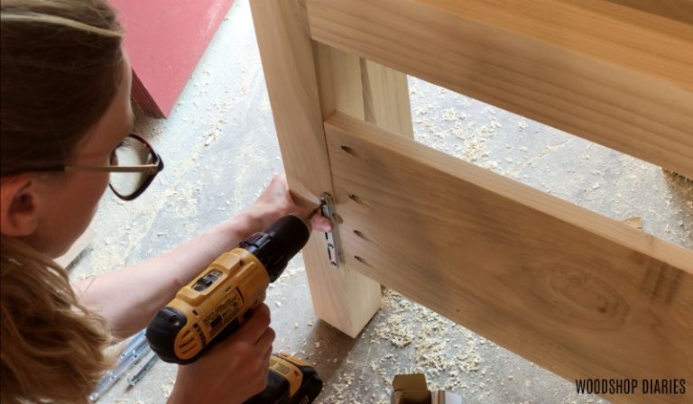 DIY Storage Bed--Printable Woodworking Plans And Video Tutorial