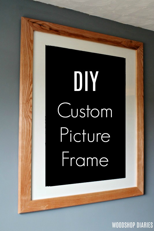 Making Easy Wood Frames For Large Art Or Posters