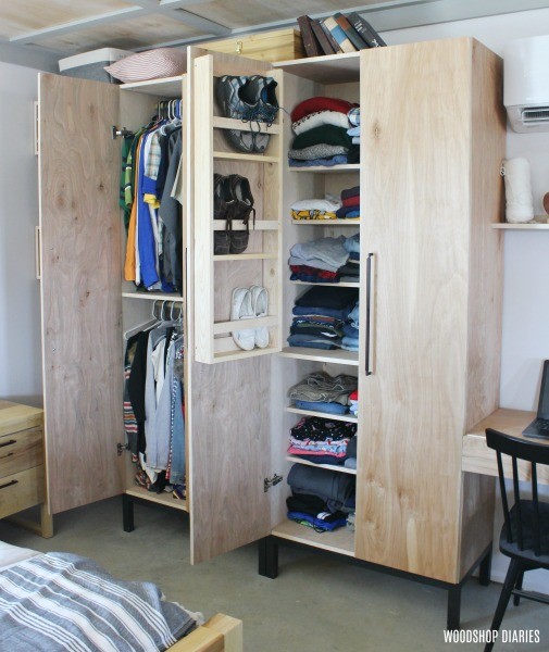 DIY Closet System--{Built In OR Stand Alone} FREE BUILDING PLANS!