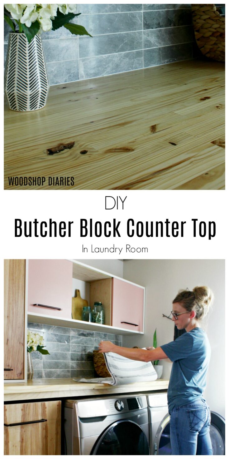 DIY Butcher Block Counter Top {A Step by Step Tutorial}