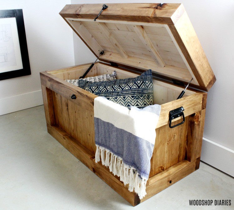 wooden chest box