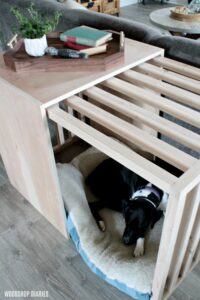 Dog Crate with Sliding Door | {5 steps to BUILD YOUR OWN!}