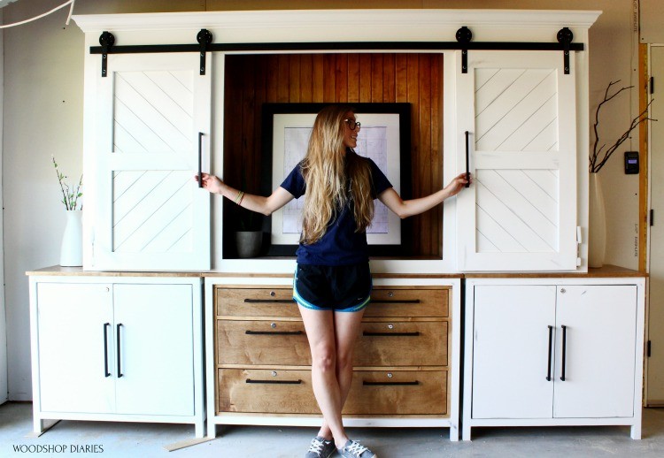 How to build a sliding door cabinet