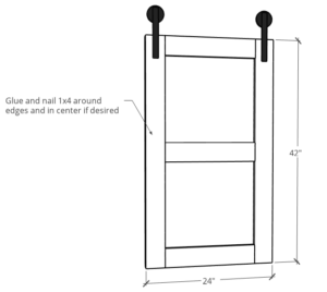 Sliding Door Entertainment Center--{Building Plans and Tutorial}