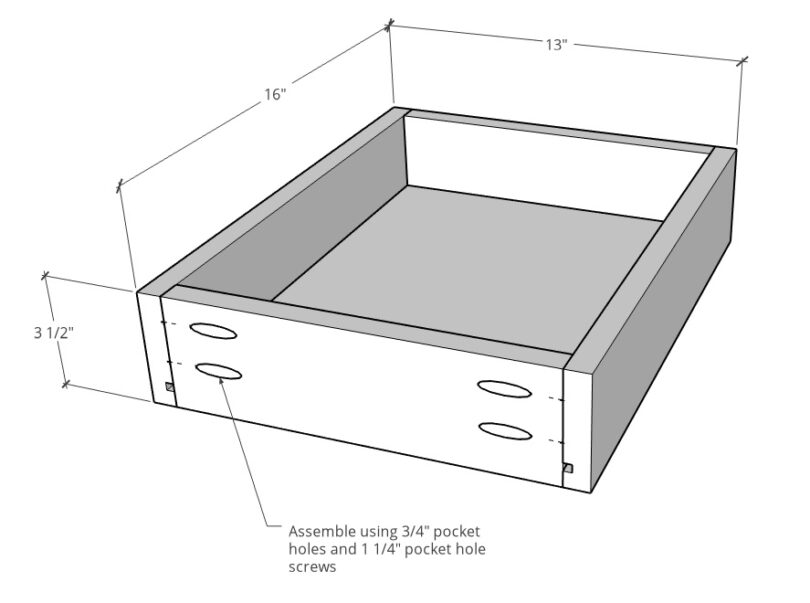 DIY Dog Crate End Table or Nightstand {Building Plans!}