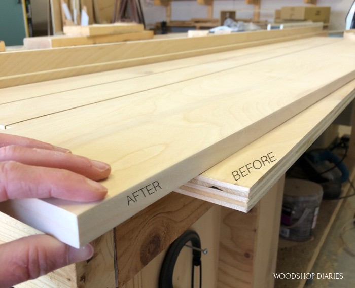 Woodwork Web on X: One of the common things that needs to be done to  plywood, is to hide the edge of the plywood by adding a veneer strip or  even gluing