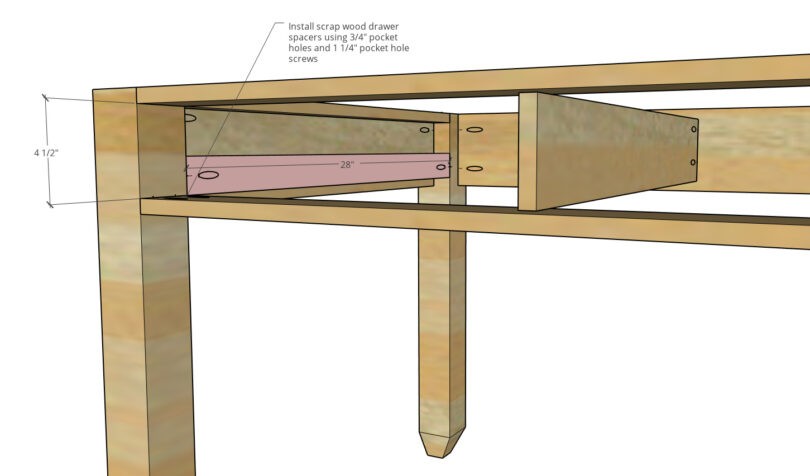 DIY Writing Desk--{BUILDING PLANS & VIDEO TUTORIAL!}