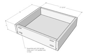 DIY Writing Desk--{BUILDING PLANS & VIDEO TUTORIAL!}