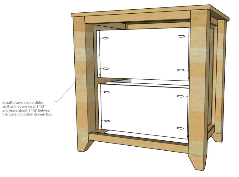 Diy File Cabinet Woodworking Plans To Build A Wooden Filing Cabinet 3893