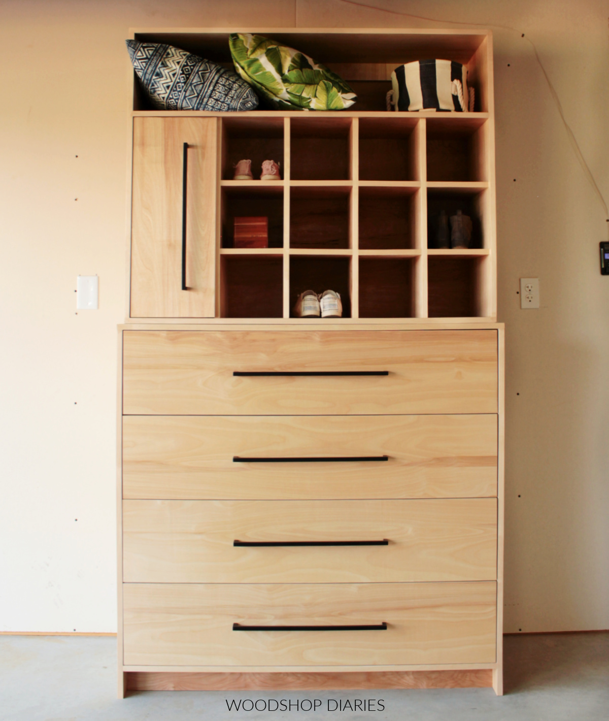 DIY Closet Organizer With Drawers Plans closet System, Closet
