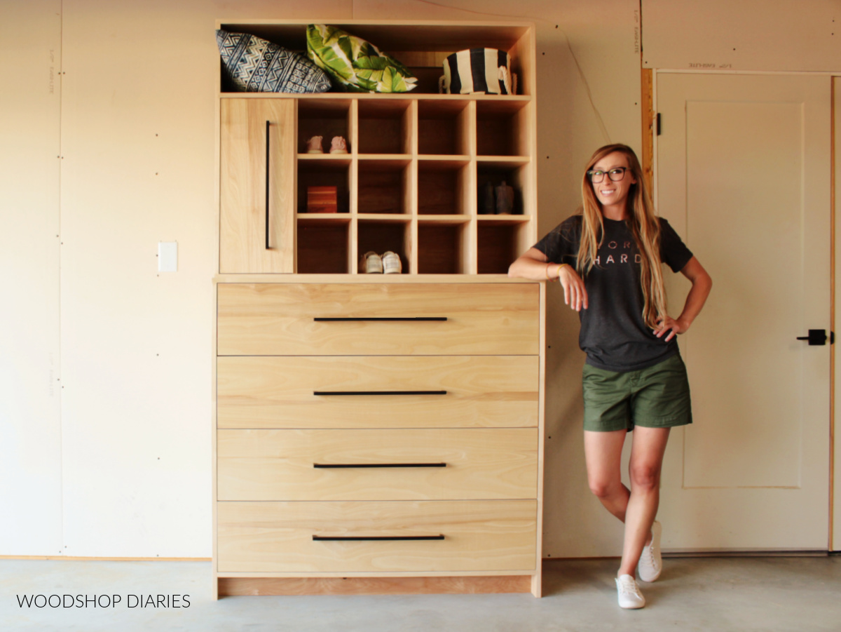 Closet Organizer, Woodworking Project
