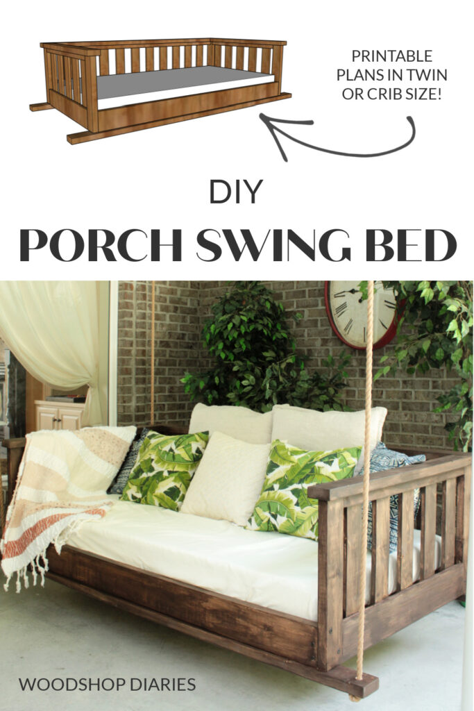 Twin Bed Porch Swing Plans