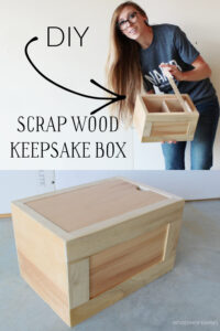 DIY Scrap Wood Keepsake Box -- The PERFECT DIY Gift Idea!