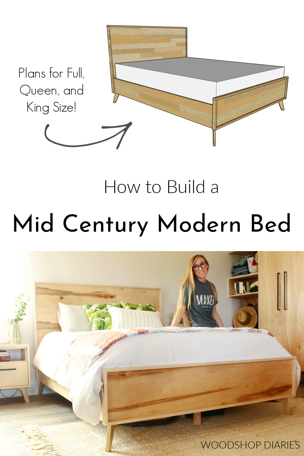 Mid-Century Bed