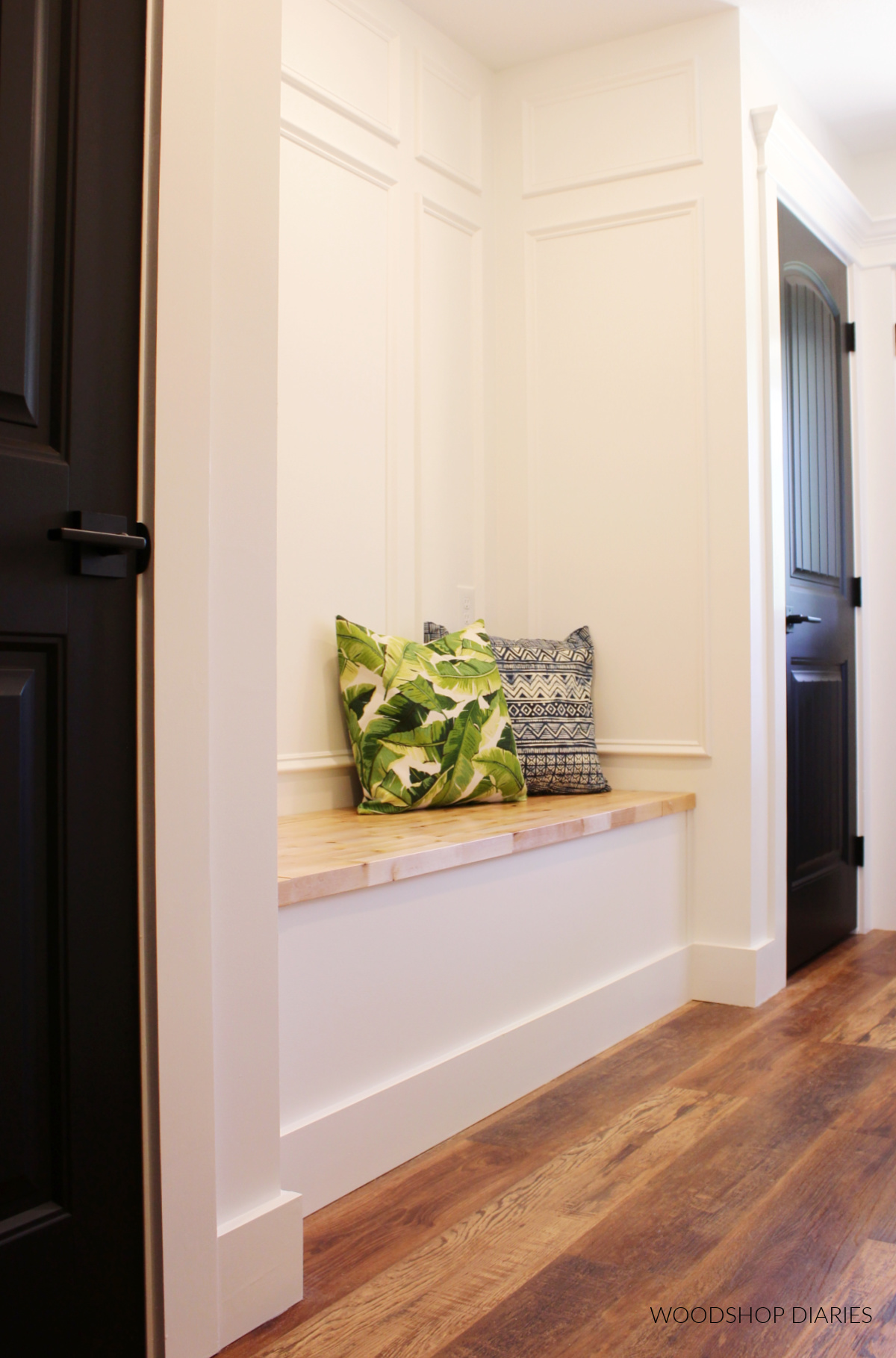 DIY Modern Accent Wall with Moulding