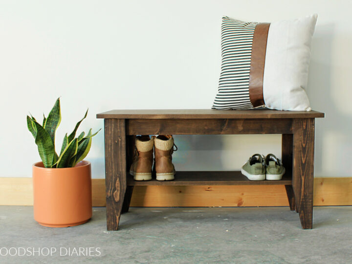 How to Build a Simple Bench with Shelf