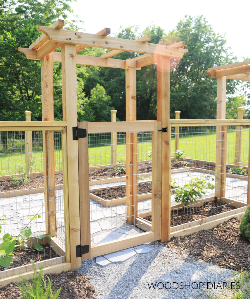 How to Build a Garden Arbor | Building Plans With Optional Gate