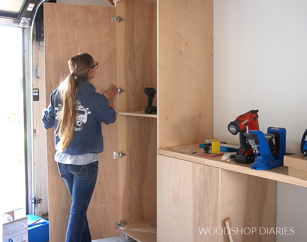 Garage Cabinets: DIY Wooden Storage Cabinets Install Guide