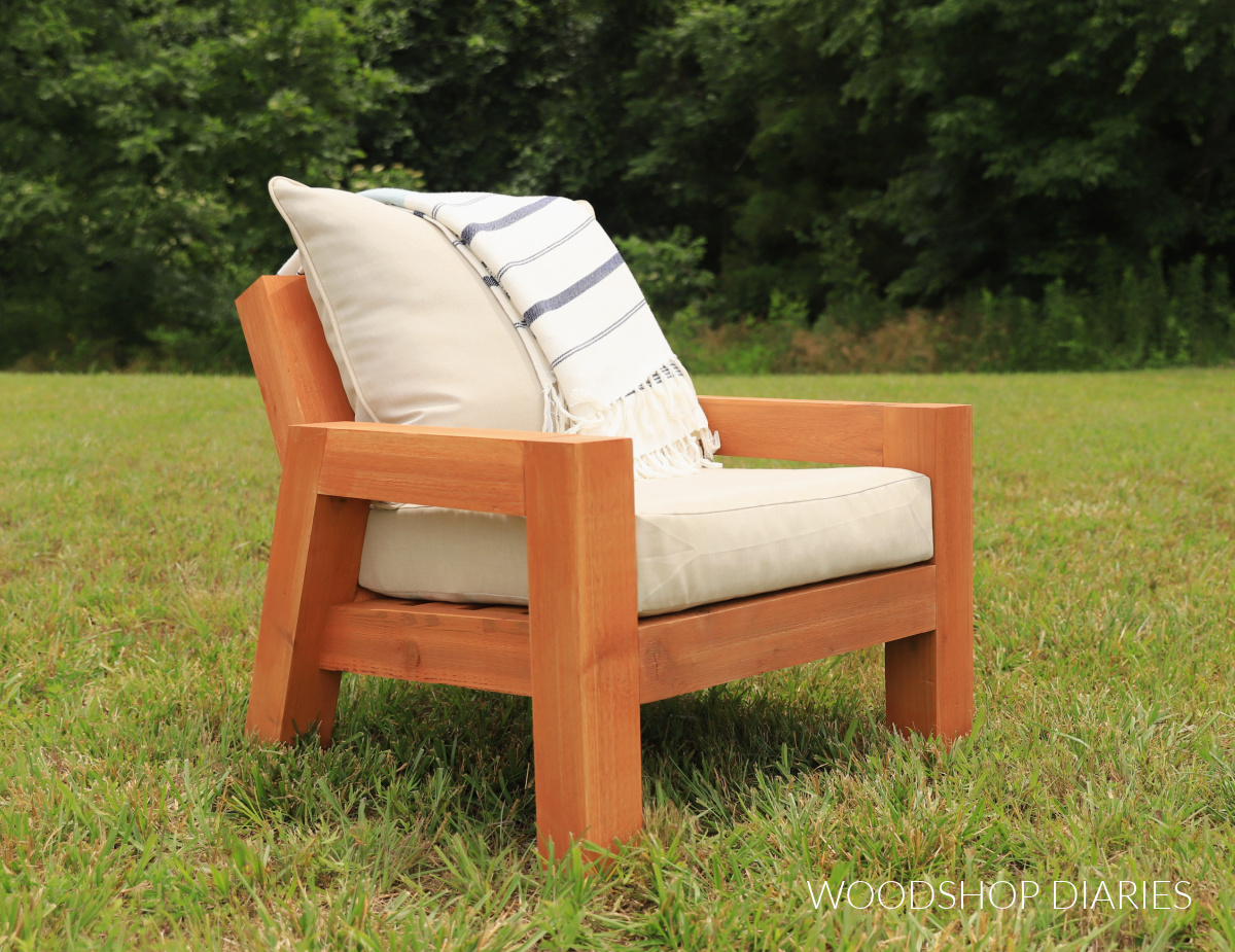 DIY Chunky Outdoor Chair