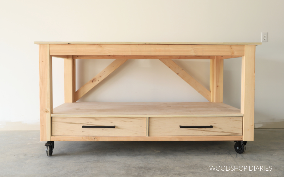 Easy DIY Workbench With Drawers