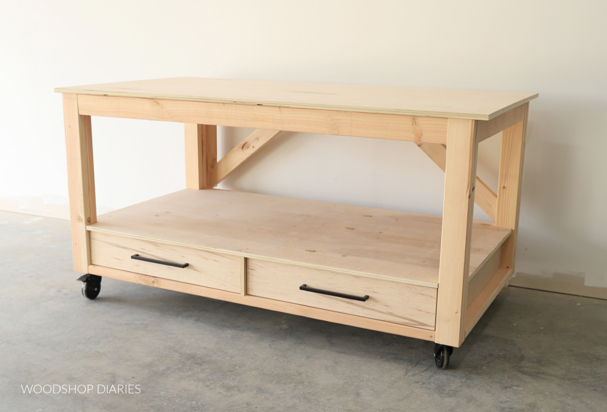 Workbench With Drawers 