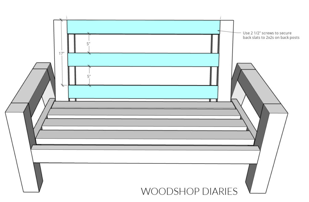 DIY Outdoor Loveseat | BUILDING PLANS