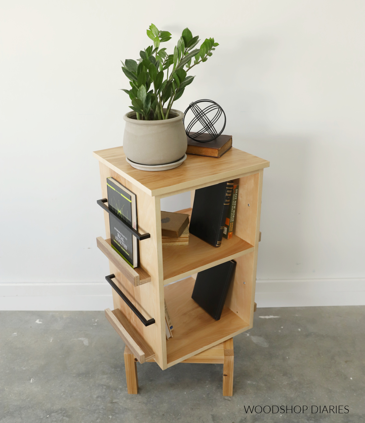 DIY Rotating Bookshelf - Home Improvement Projects to inspire and be  inspired, Dunn DIY