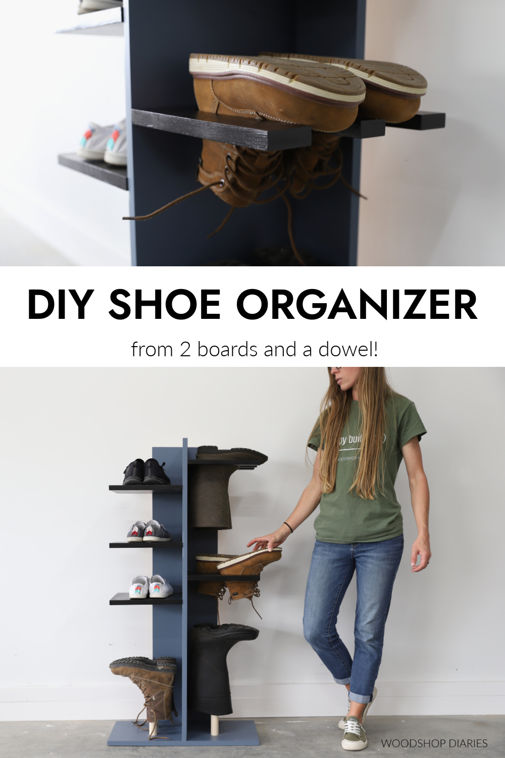 Pin on Shoe Organizer