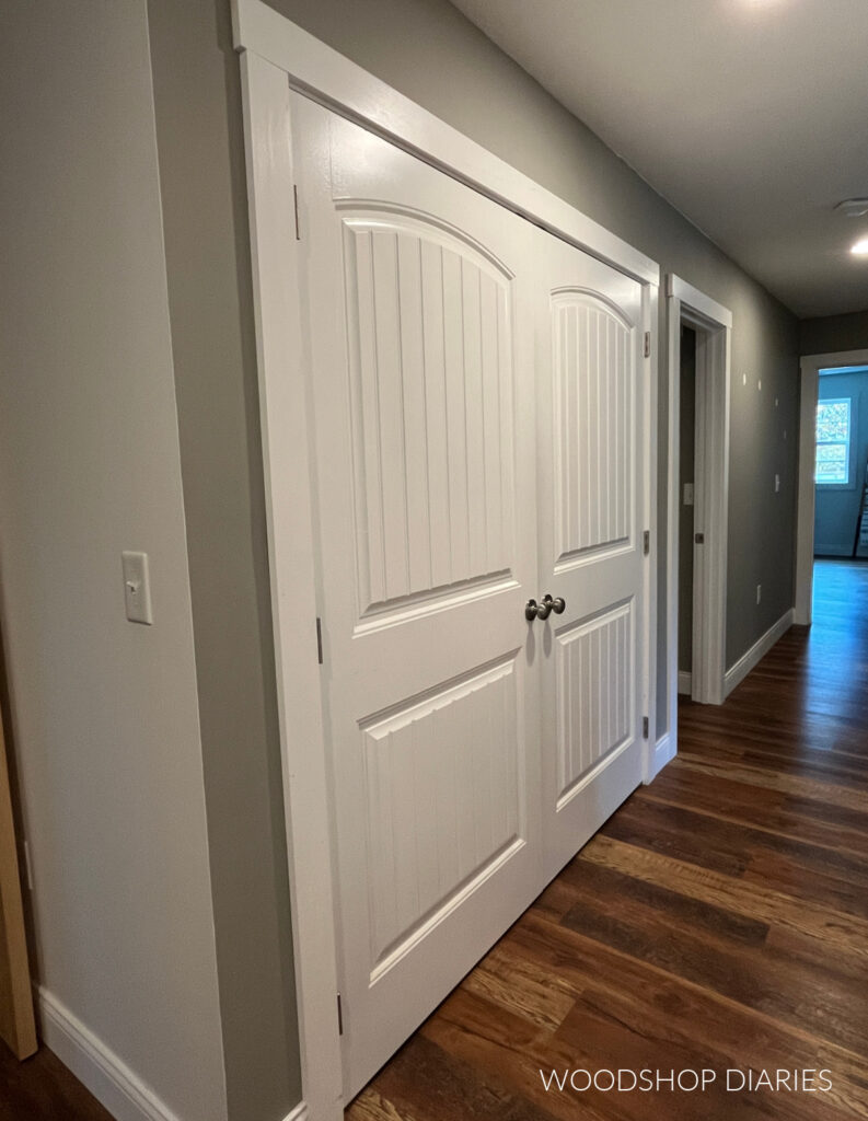 DIY Hallway Closet Built Ins