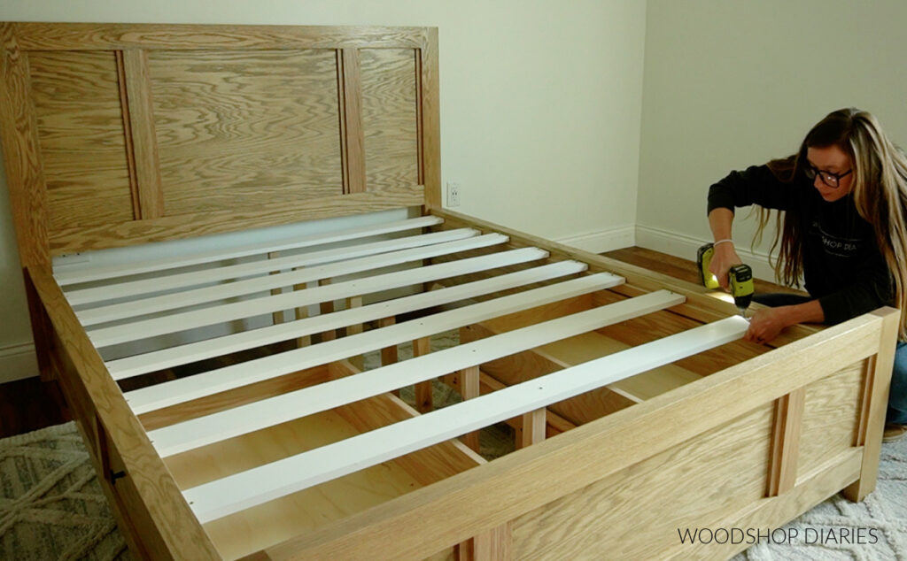 How To Build A Bed With Storage Drawers 