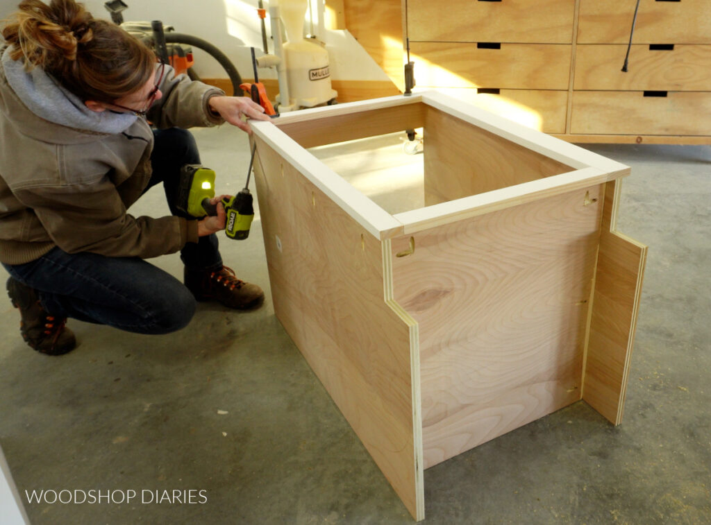 How to Build Base Cabinets with Face Frames