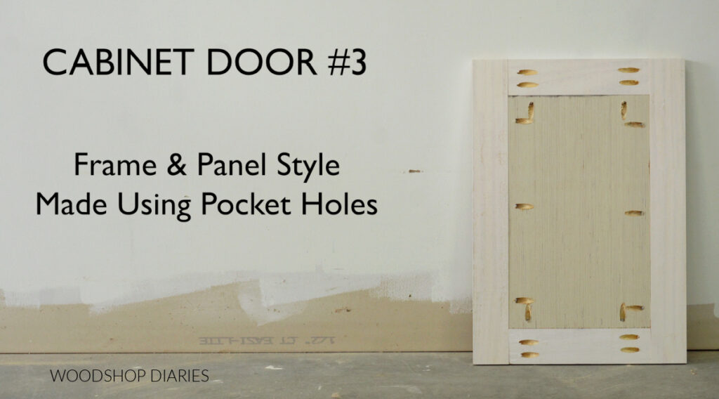 7 Ways To Build a Cabinet Door | for EVERY Skill Level